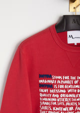 AACASTE DOPPIAA STATEMENT CREW NECK SWEATSHIRT