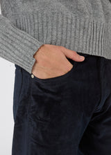 PANTALONI AACERO IN VELLUTO LISCIO