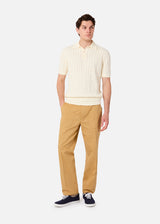 AMENDOLA POLO IN MAGLIA DI COTONE