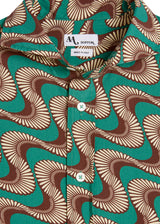 AALASSIO CAMICIA STAMPATA CON COLLETTO FRANCESE