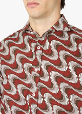 AALASSIO CAMICIA STAMPATA CON COLLETTO FRANCESE