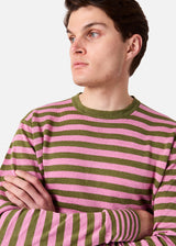 AALFEO STRIPED KNITTED TSHIRT
