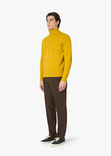 AALGHERO STRAIGHT-LEG PLEATED MOLESKIN TROUSERS
