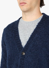 AALIANO MOHAIR WOOL CARDIGAN