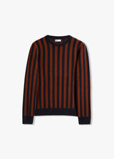 AAMBUNTI MAGLIA GIROCOLLO A RIGHE
