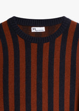AAMBUNTI MAGLIA GIROCOLLO A RIGHE