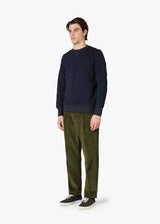 AAMERICAN QUILTED SWEATER