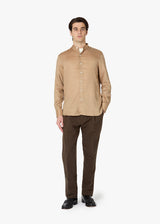 AAMILCARE BAND COLLAR SHIRT