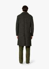 AANCHORAGE DOUBLE-BREASTED MELANGE COAT