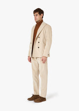 AANTIOCO VELVET TROUSERS WITH DARTS