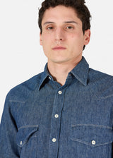 AANTIDE CAMICIA WESTERN CHAMBRAY
