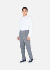 AANTIOCO PANTALONI A RIGHE IN COTONE
