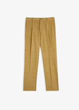 AANTIOCO MOLESKIN TROUSERS WITH DARTS