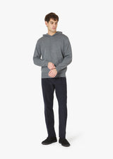 AANTIOCO MOLESKIN TROUSERS WITH DARTS