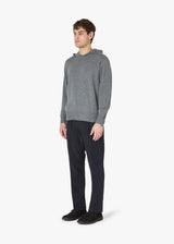 AANTIOCO MOLESKIN TROUSERS WITH DARTS