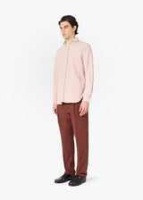 AANTIOCO MOLESKIN TROUSERS WITH DARTS