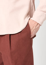 AANTIOCO MOLESKIN TROUSERS WITH DARTS