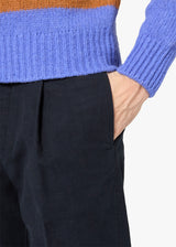 PANTALONI IN FUSTAGNO CON PINCES
