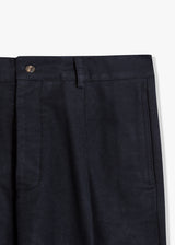PANTALONI IN FUSTAGNO CON PINCES