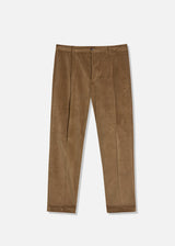AANTIOCO COTTTON VELVET TROUSERS WITH DARTS
