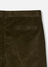 AANTIOCO COTTON VELVET TROUSERS WITH DARTS