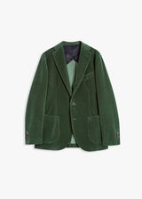 AANZIO VELVET BLAZER WITH PATCH POCKETS