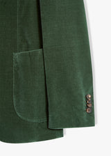 AANZIO VELVET BLAZER WITH PATCH POCKETS