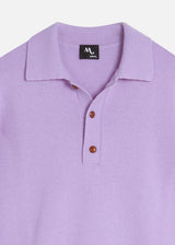 AASHTON WOOL AND CASHMERE POLO SWEATER