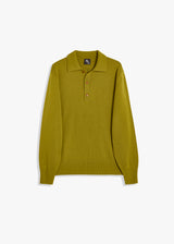 AASHTON WOOL AND CASHMERE POLO SWEATER