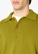 AASHTON WOOL AND CASHMERE POLO SWEATER