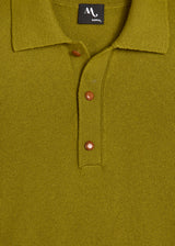 AASHTON WOOL AND CASHMERE POLO SWEATER
