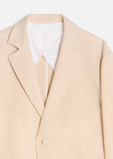AAURA TROPICAL WOOL SIGLE-BREASTED JACKET