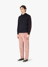 AAURELIO-BI BICOLOR WOOL HOODIE
