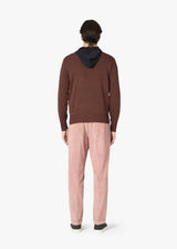 AAURELIO-BI BICOLOR WOOL HOODIE