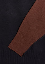 AAURELIO-BI BICOLOR WOOL HOODIE