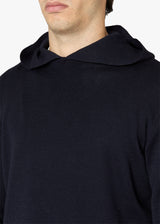 AAURELIO FELPA IN MAGLIA CON CAPPUCCIO