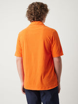 AADEO TERRY POLO WITH POCKET