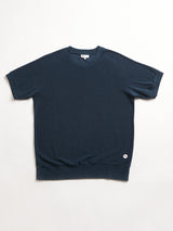 AAGAMENNONE TEAL GREEN TERRY COTTON T-SHIRT