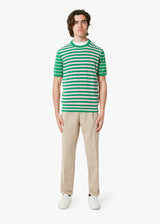 T-SHIRT IN MAGLIA A RIGHE AALFEO