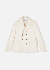 AANSONIA COTTON DOUBLE BREASTED BLAZER