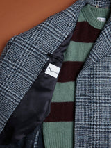 AALBANY DOUBLE BREASTED CHECKED COAT