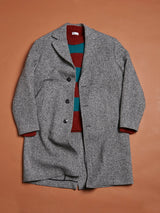 AANTISTENE WOOL HERRINGBONE COAT